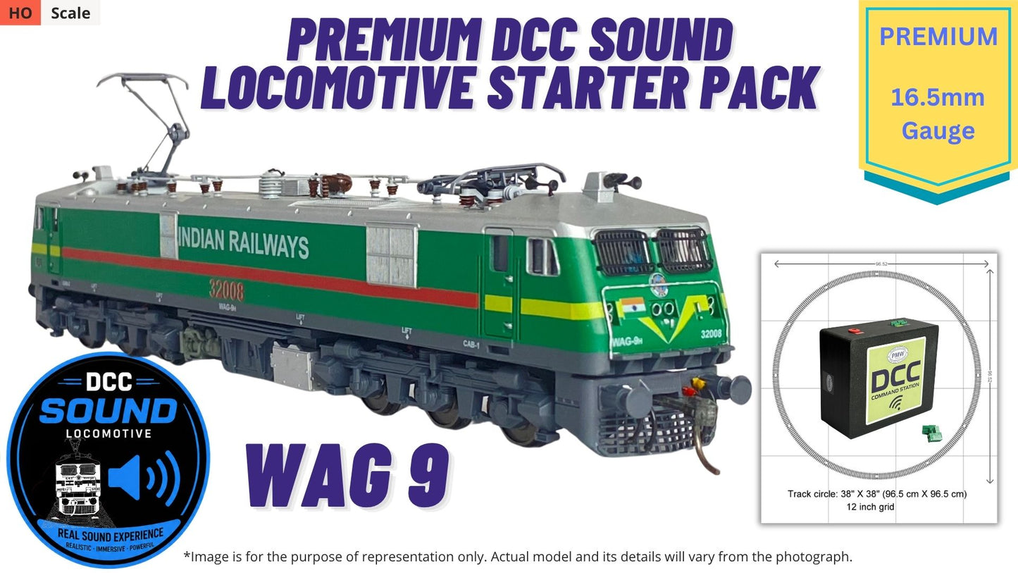 PRE-ORDER: RTR Locmotive Starter Pack - DCC Sound - WAG9