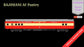 PRE-ORDER: RAJDHANI A.C PANTRY HO Scale - Red-Cream Livery Standard Version
