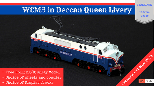 Classic WCM5 Deccan Queen HO Scale Model, Non-motorised