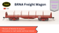 BRNA Freight Wagon, HO Scale