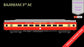 Made to Order: RAJDHANI 3rd A.C HO Scale - Red-Cream Livery Standard Version