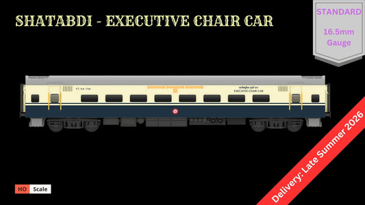 PRE-ORDER: SHATABDI - EXECUTIVE CHAIR CAR HO Scale - Standard Version