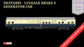 PRE-ORDER: SHATABDI - LUGGAGE BRAKE & GENERATOR CAR HO Scale - Standard Version