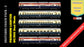 Made to Order: SHATABDI COACH PACK - 2, HO Scale - PREMIUM, pack of 5