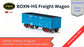 BOXN-HS Freight Wagon, HO Scale