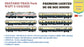PRE-ORDER: Shatabdi Train Pack 1 with WAP7 - PREMIUM (No Tracks or Controller)