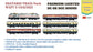 PRE-ORDER: Shatabdi Train Pack 2 with WAP7 - PREMIUM (No Tracks or Controller)