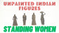 UNPAINTED Figures: Standing Indian Women