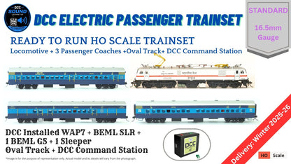PRE-ORDER: DCC TRAIN SET: Electric Passenger Train (With Track and Controller)