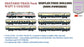 PRE-ORDER: Shatabdi Train Pack 1 with WAP7 - DISPLAY/Free Rolling