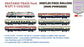 PRE-ORDER: Shatabdi Train Pack 2 with WAP7 - DISPLAY/Free Rolling