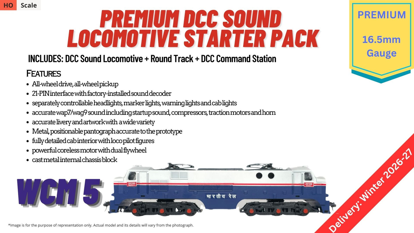 PRE-ORDER: RTR Locmotive Starter Pack - DCC Sound - WCM5