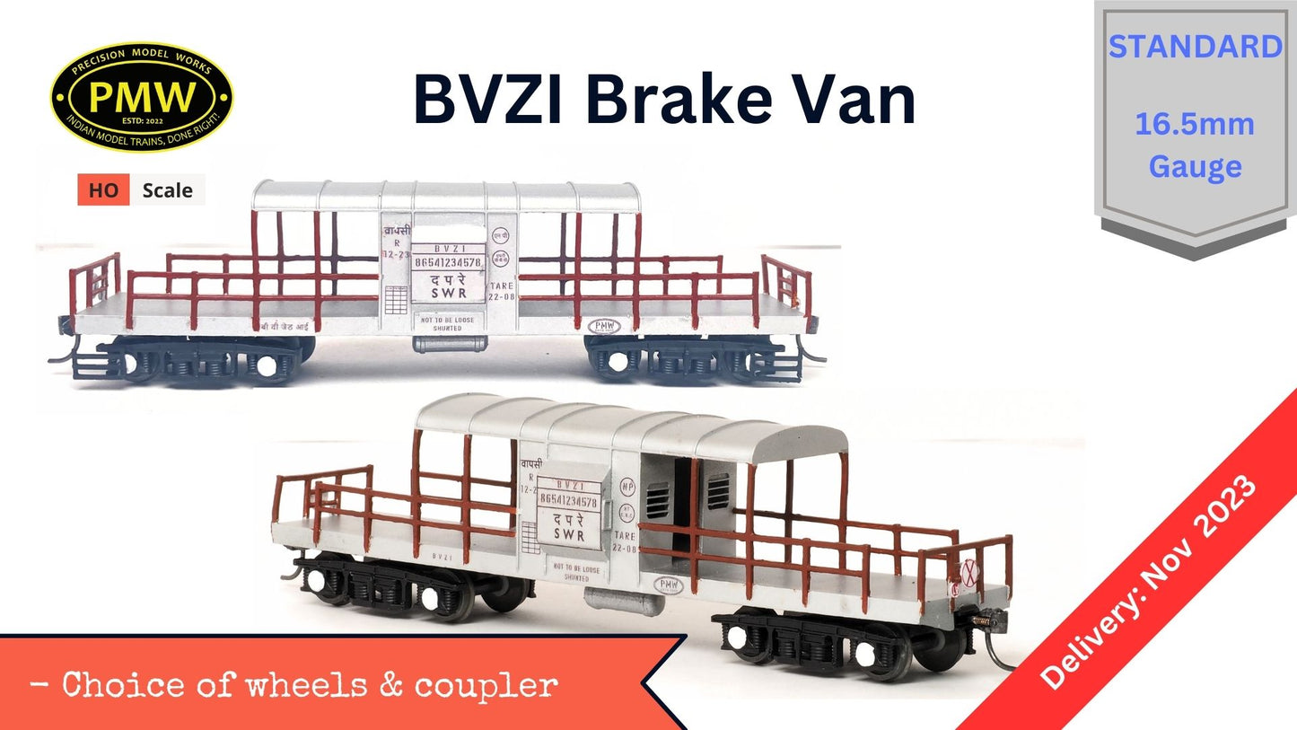 BVZI Brake Van, HO Scale