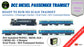 PRE-ORDER: DCC TRAIN Set: Diesel Passenger Train: Blue Livery (With Track and Controller)