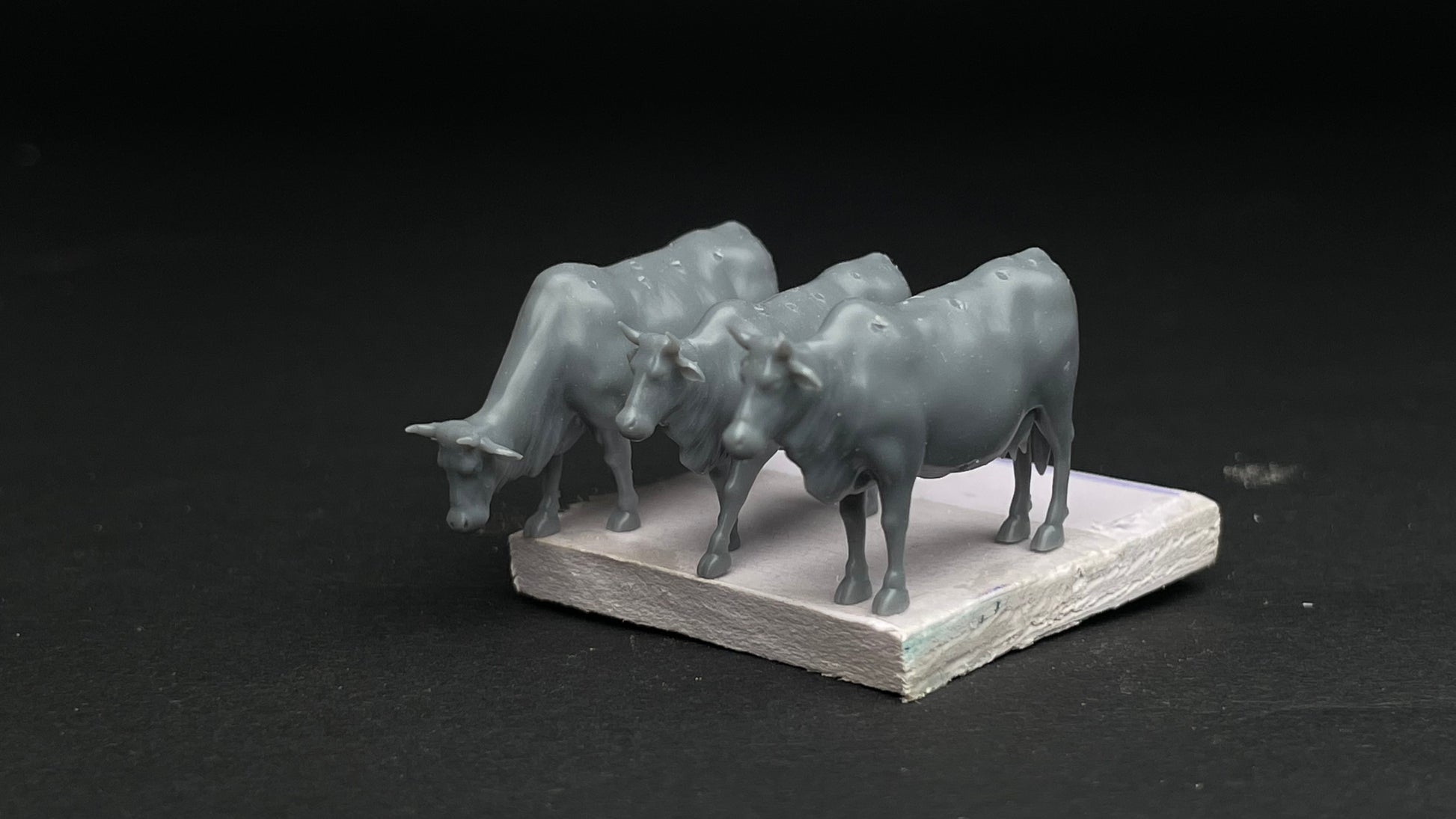 Cow Figure Matlab UNPAINTED Figures: Pack Of 3 Cows – Precision Model Works