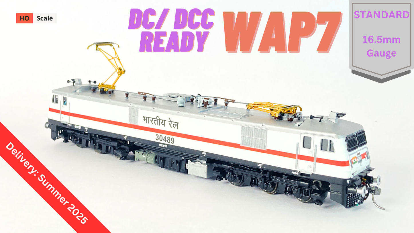 PRE-ORDER: STANDARD DC/DCC READY WAP7/WAP7i RTR Model in HO Scale (1:87)