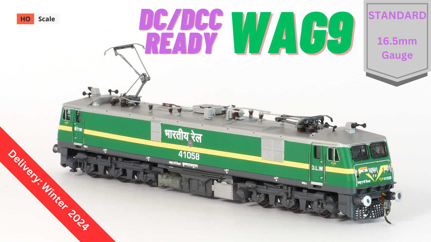 STANDARD DC/DCC READY WAG9 RTR Model in HO Scale (1:87)