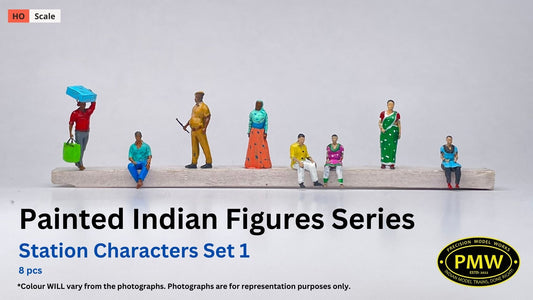 Painted Indian Figures : Station Characters - Set 1
