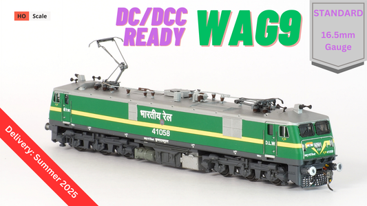 PRE-ORDER: STANDARD DC/DCC READY WAG9 RTR Model in HO Scale (1:87)