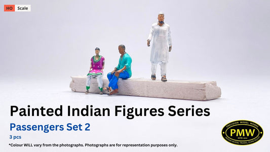 Painted Indian Figures : Passengers Set 2