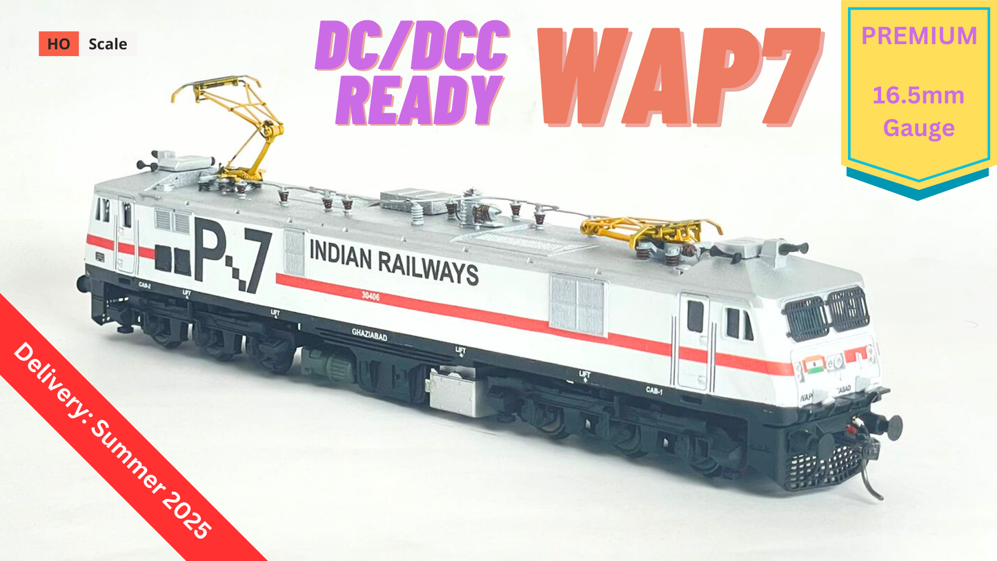 PRE-ORDER: PREMIUM DC/DCC READY WAP7/WAP7i RTR Model in HO Scale (1:87)