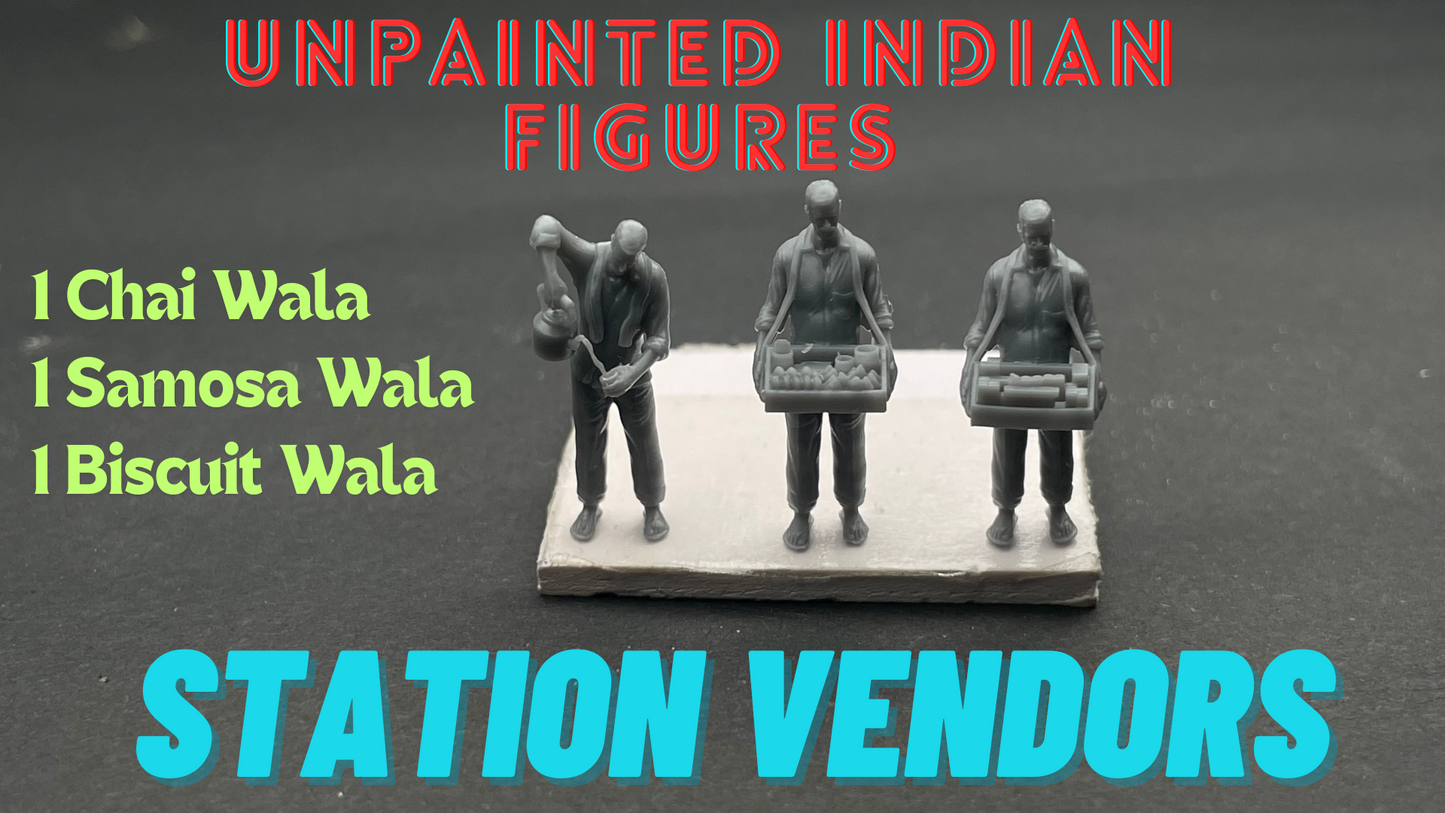 UNPAINTED Figures: Station Vendor