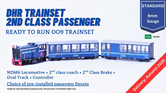 PRE-ORDER: Ready to Run DHR Trainset, 2nd Class (With Tracks and Controller)