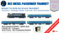 PRE-ORDER: DCC TRAIN Set: Diesel Passenger Train: Blue Livery (With Track and Controller)
