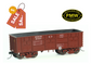 ON SALE: BOXN-HS Freight Wagon, HO Scale - Red
