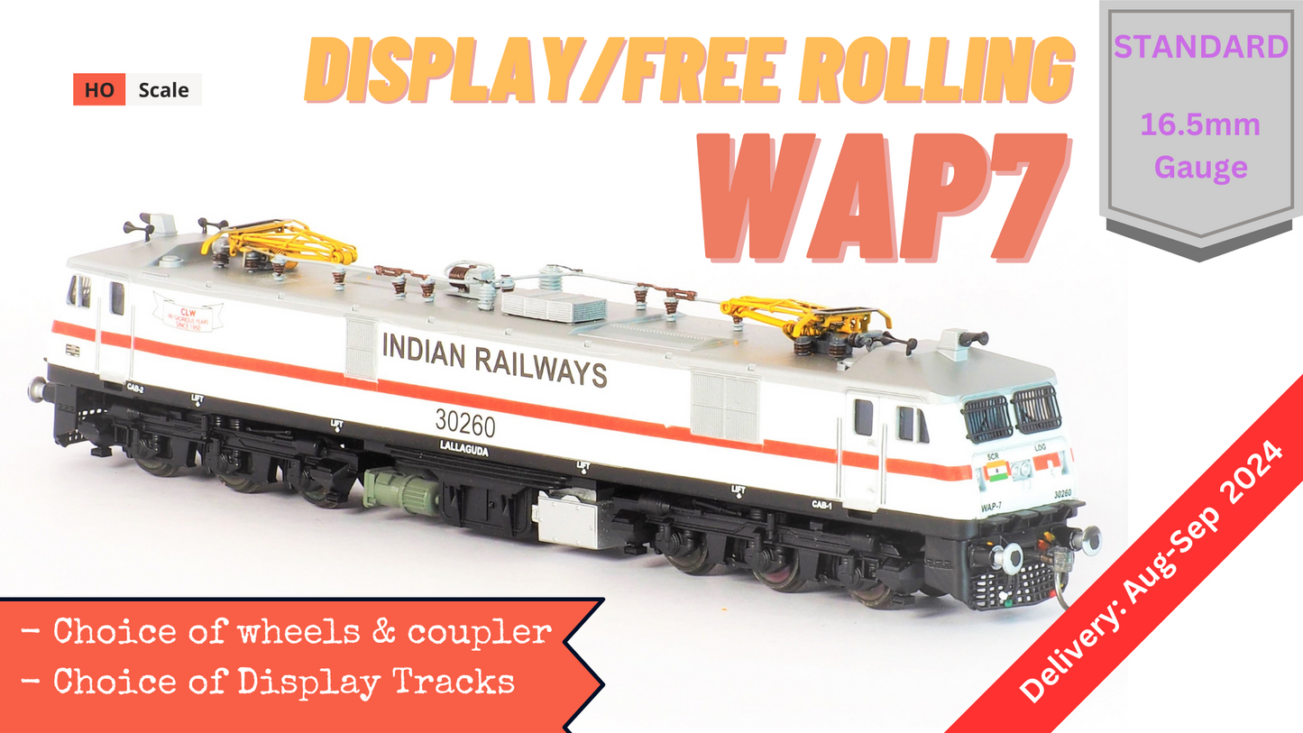 DISPLAY/FREE-ROLLING WAP7/WAP7i, HO STANDARD Model, Non-motorized