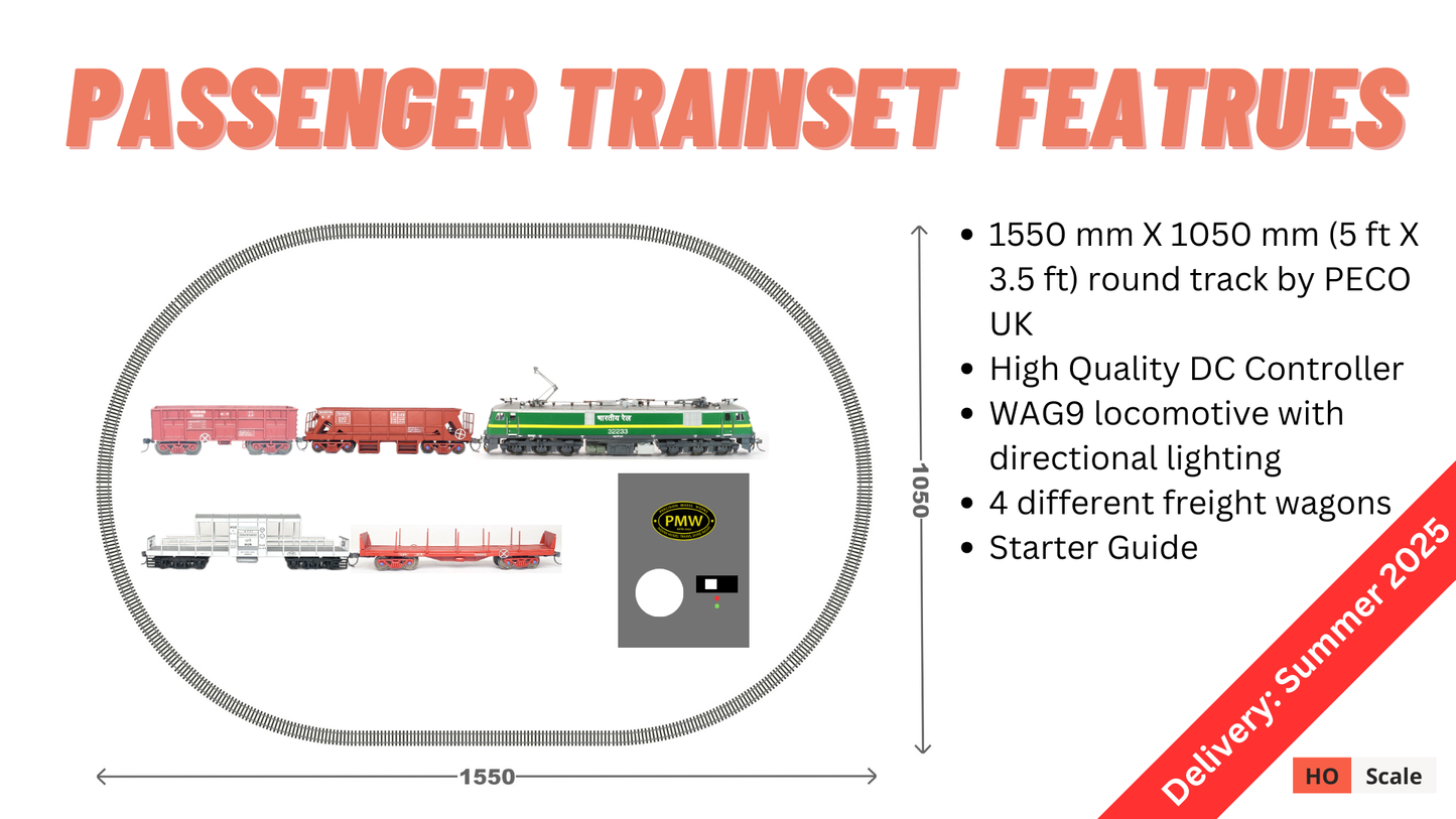 PRE-ORDER: TRAIN SET: Electric Goods Train (With Track and Controller)