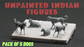 UNPAINTED Figures: Pack Of 5 Dogs