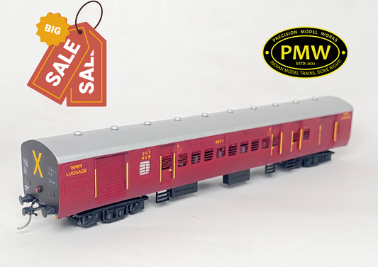 ON SALE: BEML SLR HO Scale - Maroon, WR Zone