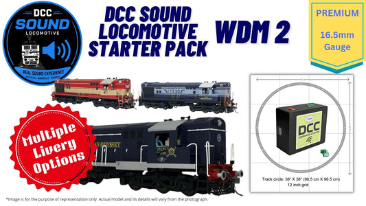 PRE-ORDER: RTR Locmotive Starter Pack - DCC Sound - WDM2