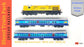 Diesel Train Pack - WDM2, BEML SLR + GS - HO Scale