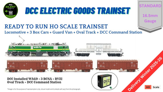 PRE-ORDER: DCC TRAIN SET: Electric Goods Train (With Track and Controller)