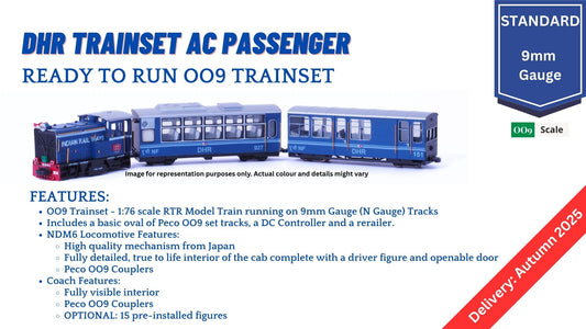 PRE-ORDER: Ready to Run DHR Trainset, AC (With Tracks and Controller)