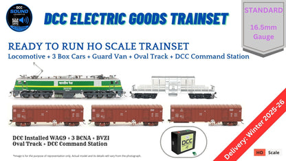 PRE-ORDER: DCC TRAIN SET: Electric Goods Train (With Track and Controller)