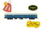 ON SALE: BEML GS HO Scale, Free Rolling - Metal Wheels & Couplers - Blue