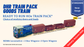 PRE-ORDER: HOe Ready to Run DHR Goods Train Pack (NO Tracks and Controller)