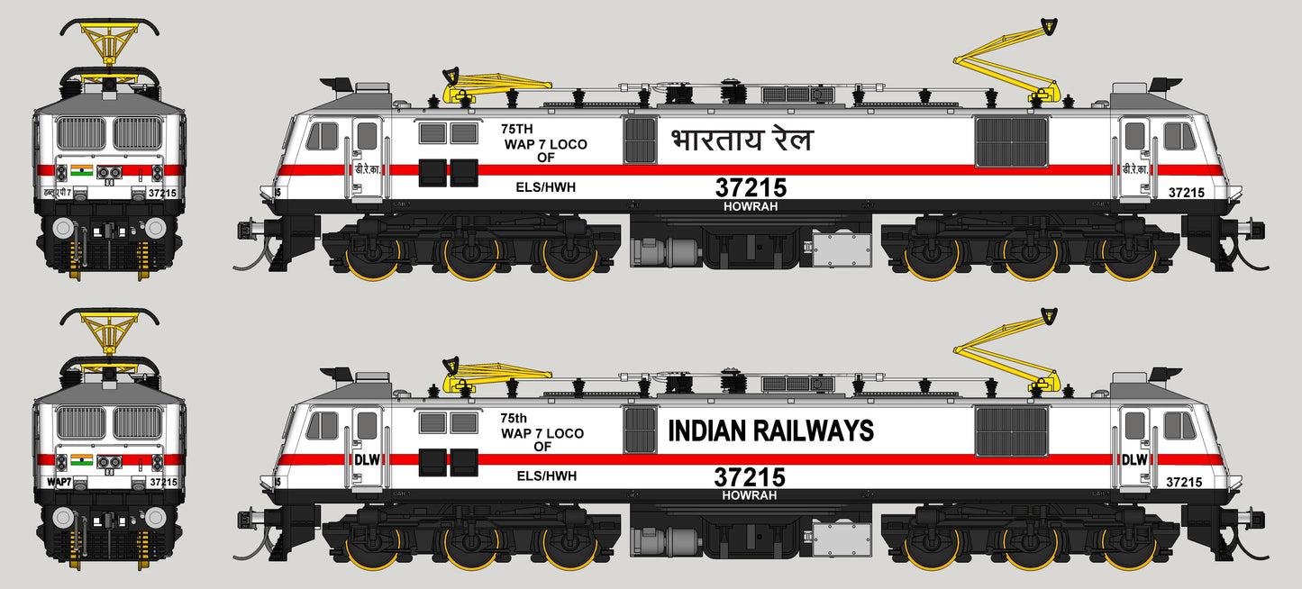 DCC INSTALLED WAP7/WAP7i RTR Model in HO Scale (1:87)