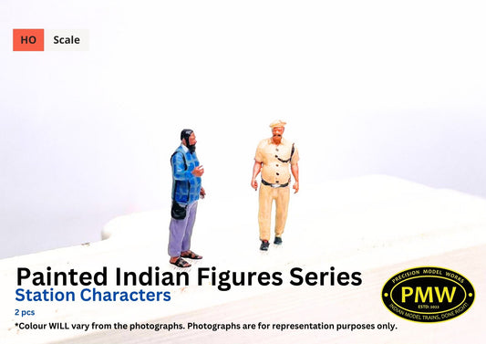 Painted Indian Figures : Station Characters