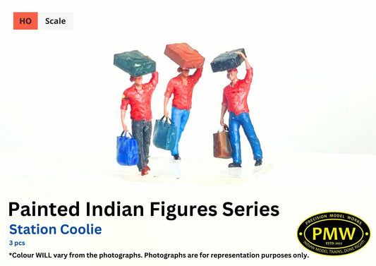 Painted Indian Figures : Station Coolie