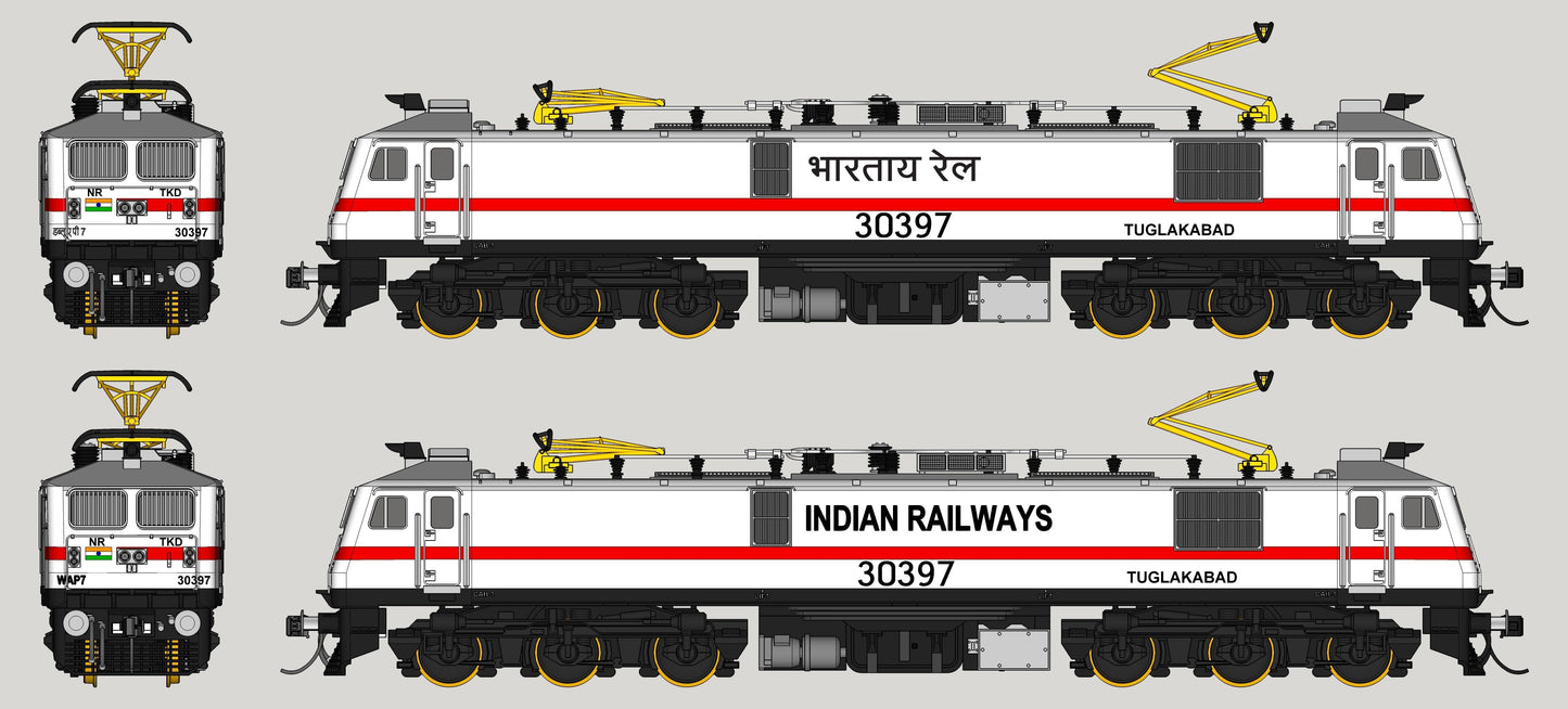 PREMIUM DC/DCC READY WAP7/WAP7i RTR Model in HO Scale (1:87)