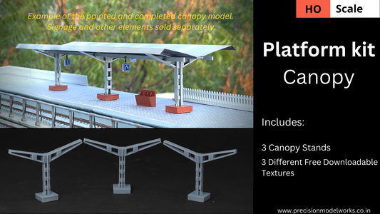 Station Canopy Kit: UNLIMITED FREE TEXTURES | HO Scale
