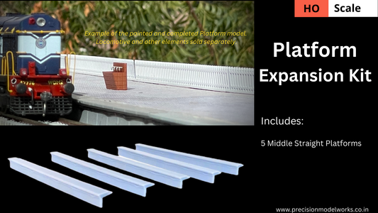 Platform EXPANSION Kit. UNLIMITED FREE TEXTURE | HO Scale