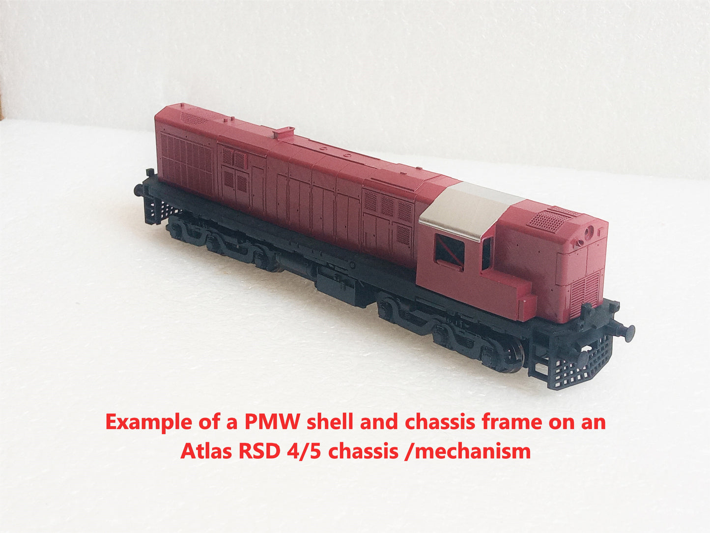 WDM2/3A Replacement Shell Kit For HO Atlas RSD 4/5